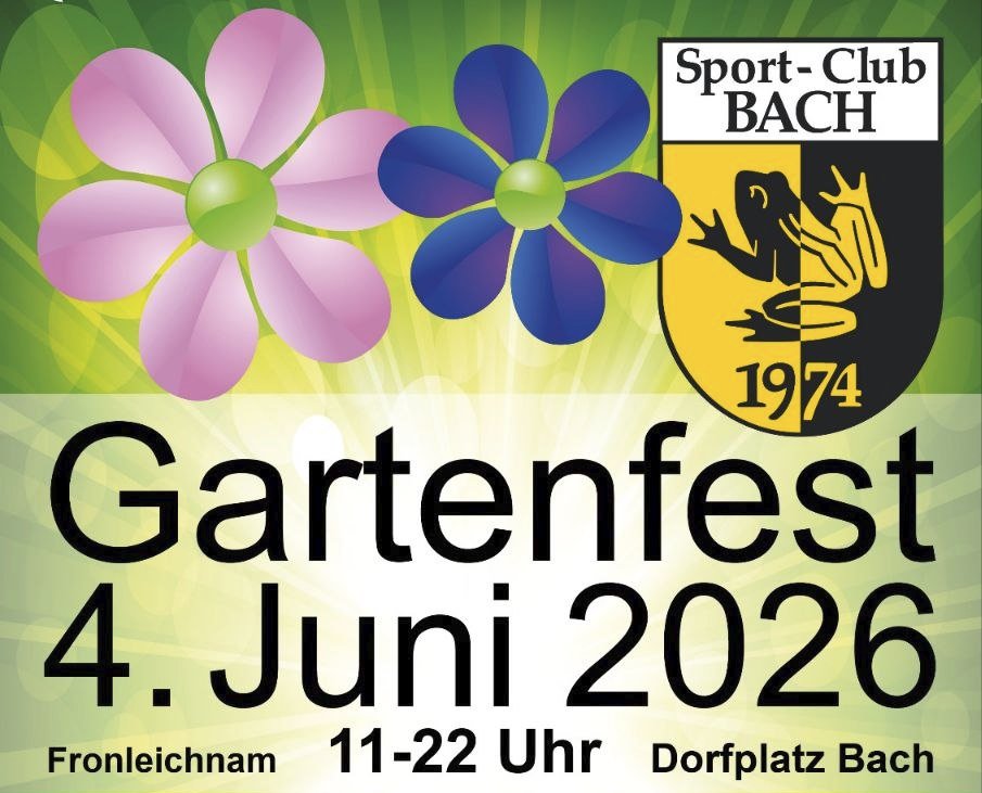 Gartenfest am 4. Juni 2026